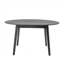 Peron black round dining table Ø140 cm