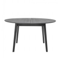 Peron black round dining table Ø140 cm