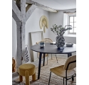 Peron black round dining table Ø140 cm
