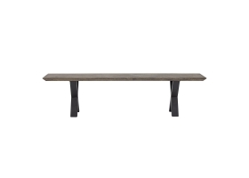 Banc Maldon en chêne marron 190 cm