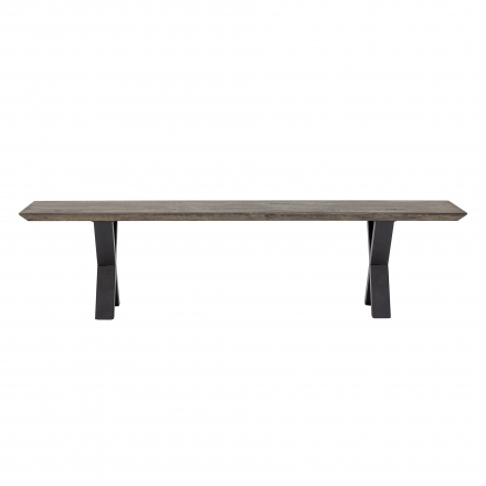 Banc Maldon en chêne marron 190 cm