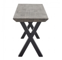 Banc Maldon en chêne marron 190 cm