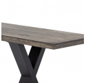 Banc Maldon en chêne marron 190 cm