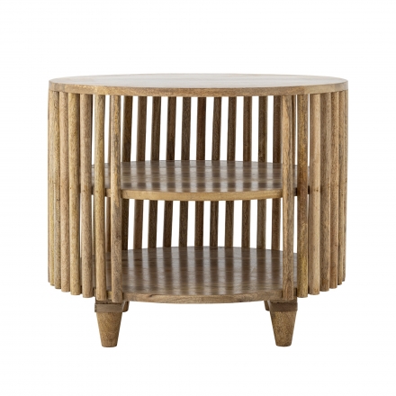 Table basse ronde Sali en manguier naturel Ø60 cm