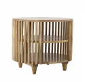 Sali round natural mango wood coffee table Ø60 cm