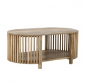 Table basse ovale Sali en manguier naturel 100 cm