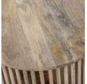 Table basse ovale Sali en manguier naturel 100 cm