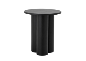 Table basse ronde Aio noire Ø45 cm