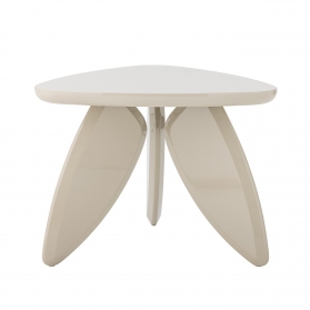 Table basse Magia beige laquée 60 cm
