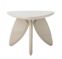 Table basse Magia beige laquée 60 cm