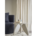 Table basse Magia beige laquée 60 cm
