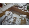 Magia beige lacquered coffee table 60 cm
