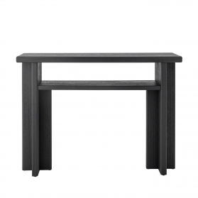 Console Cupa noire en bois 110 cm