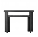Cupa black wooden console table 110 cm