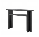 Console Cupa noire en bois 110 cm