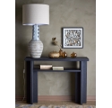 Cupa black wooden console table 110 cm