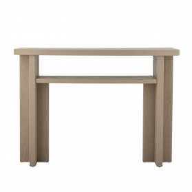 Console Cupa beige en bois de sapin 110 cm