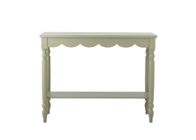 Console Salla verte en bois de sapin 106 cm
