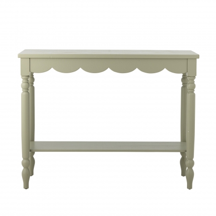 Console Salla verte en bois de sapin 106 cm