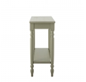Salla green fir wood console table 106 cm
