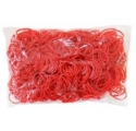 Rainbow Loom ~Pack of 600 red rubber bands and 24 C-clips~