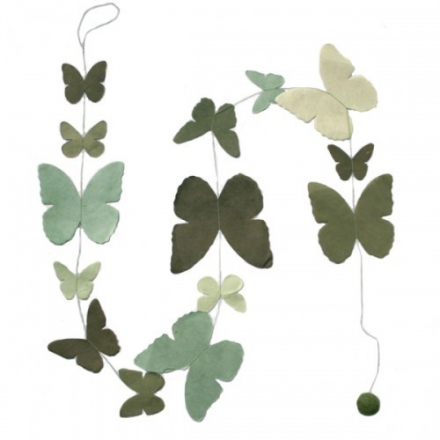 Guirlande Papillon Vert