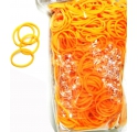 Rainbow Loom ~Recharge 600 élastiques ORANGE FLUO avec 24 fermoirs~