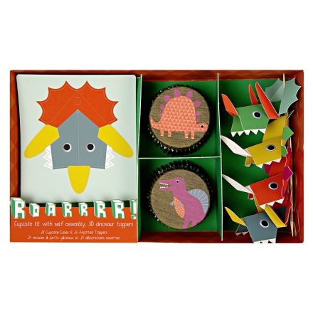 Dinosaure ~Kit pour cupcakes~
