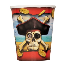Pirate ~Pack of 8 cups Pirate Bounty~