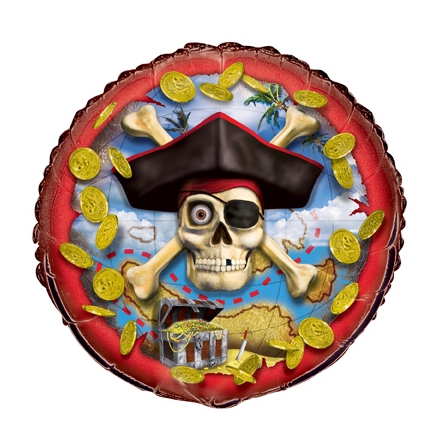 Pirate ~Ballon mettalique 45 cm~