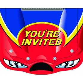 Formule 1 ~Set de 8 cartes d'invitation Voitures~