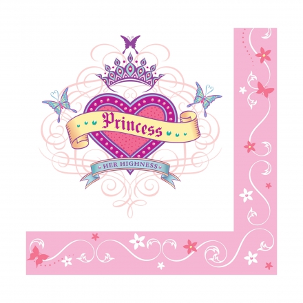 Princesse ~Set de 16 serviettes Princess~