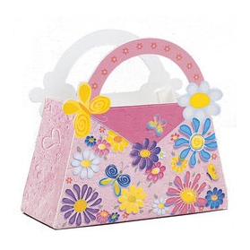 Conte de fée ~Set de 4 sacs cadeau avec des fleurs~