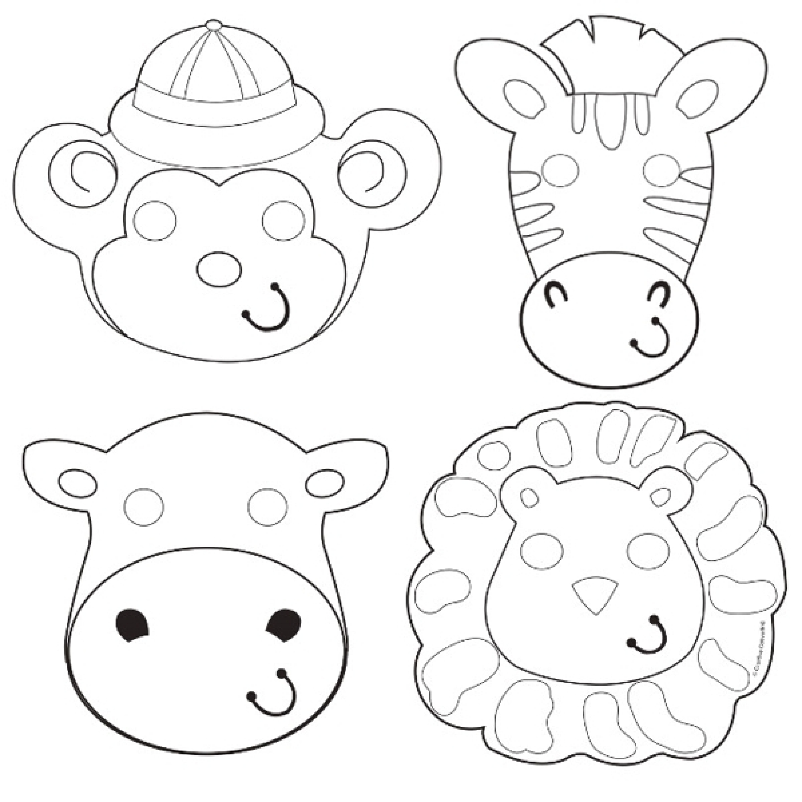 Kit Cadeaux Anniversaire Enfant - Livre Coloriage, Masques, Crayons, Sacs, Goodies Animaux Pour Fête