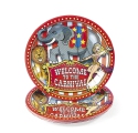 Circus ~Pack of 8 plates~