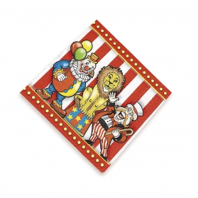 Cirque ~Set de 16 serviettes~