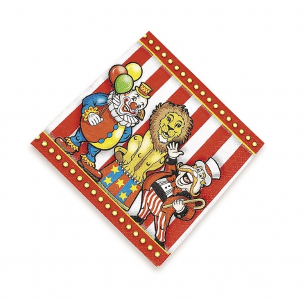 Circus ~Pack of 16 napkins~