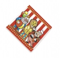 Cirque ~Set de 16 serviettes~
