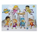 Space Activities ~Creation of a board "My Solar System" with Stickers~