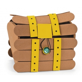Activités Pirate - Création d'un coffre au trésor de Pirate en mousse - Set de 4 coffres