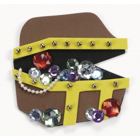 Activités Pirate - Création de 4 magnets - Coffre au trésor de Pirate