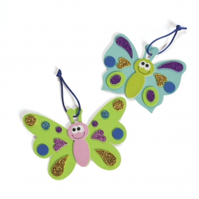 Activités Conte de fée - Set de 4 Papillons colorés à fabriquer