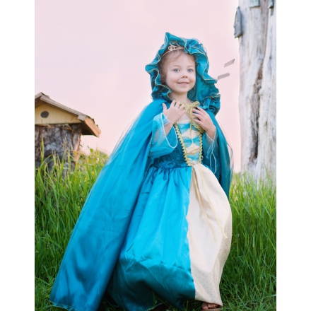 Princesse ~Cape de Princesse turquoise et or~