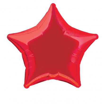 Ballon Mylar - Etoile Rouge