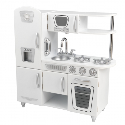 Jouets ~Cuisine pour enfant en bois - Vintage Blanche﻿~