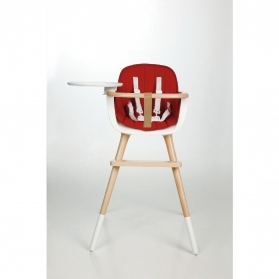Coussin pour chaise haute OVO - rouge