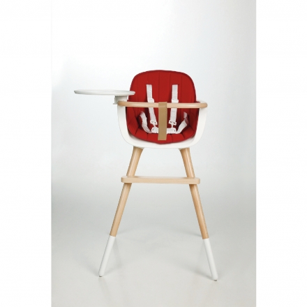 Coussin pour chaise haute OVO - rouge