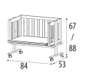 Lit enfant évolutif Spot 70 x 140 cm