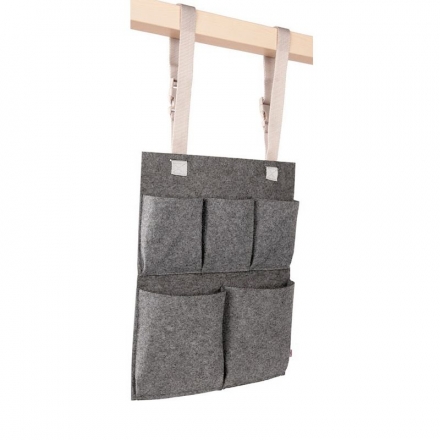 Rangement suspendu plat pour Commode SPOT - Organiseur en feutre gris