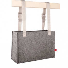Rangement suspendu pour Commode SPOT - Cabas en feutre gris